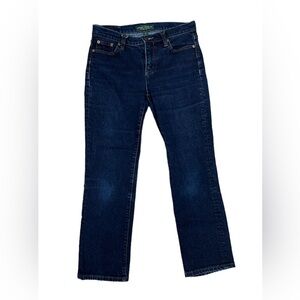 Lauren Jeans‎ Co Ralph Lauren Dark Wash Straight Leg Jeans Size 4P